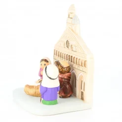 Palais du Rosaire Crèche Saint Antoine de Padoue en céramique^ Crèche