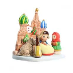 Palais du Rosaire Creche Russie en céramique 8x7cm^ Crèche