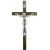 Palais du Rosaire Croix anneau en palissandre de 11cm^ Crucifix Bois