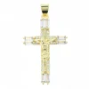 Palais du Rosaire Croix avec le Christ en métal doré de 3.2cm^ Croix En Pendentif | Médaille Et Croix Métal