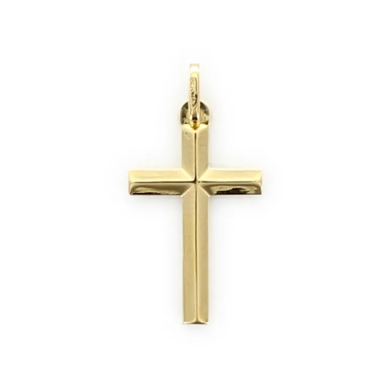 Palais du Rosaire Croix chrétienne en Or 22mm^ Croix En Pendentif | Médaille Et Croix Or