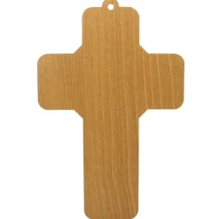Palais du Rosaire Croix de communion en bois avec scènes de la vie de Jésus 13cm^ Communion | Croix Religieuse