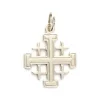 Palais du Rosaire Croix de Jerusalem en argent 14mm^ Médaille Et Croix Argent