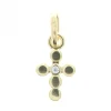 Palais du Rosaire Croix en plaqué or 40mm avec strass^ Croix En Pendentif | Médaille Et Croix Plaqué Or