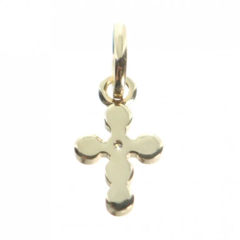 Palais du Rosaire Croix en plaqué or 40mm avec strass^ Croix En Pendentif | Médaille Et Croix Plaqué Or