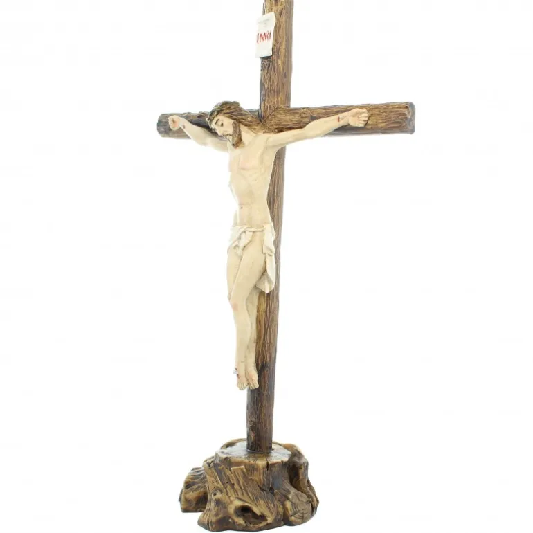 Palais du Rosaire Croix en résine 36cm^ Croix Religieuse