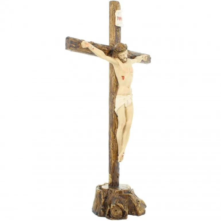 Palais du Rosaire Croix en résine 36cm^ Croix Religieuse