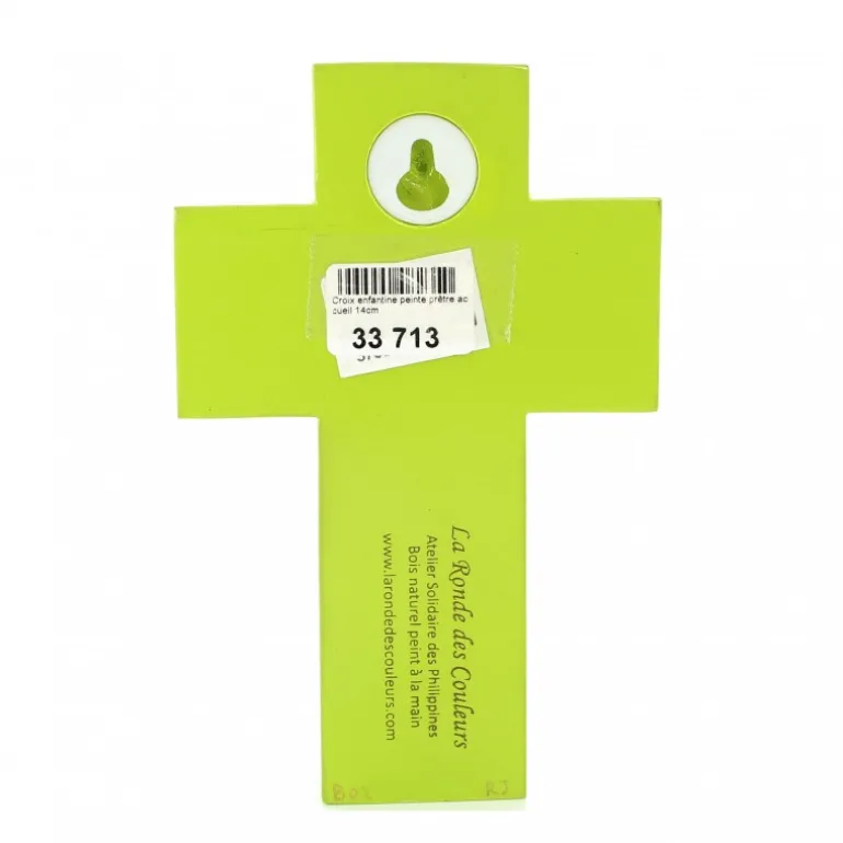 Palais du Rosaire Croix enfantine Accueil du Prêtre de 14cm^ Communion | Croix Religieuse