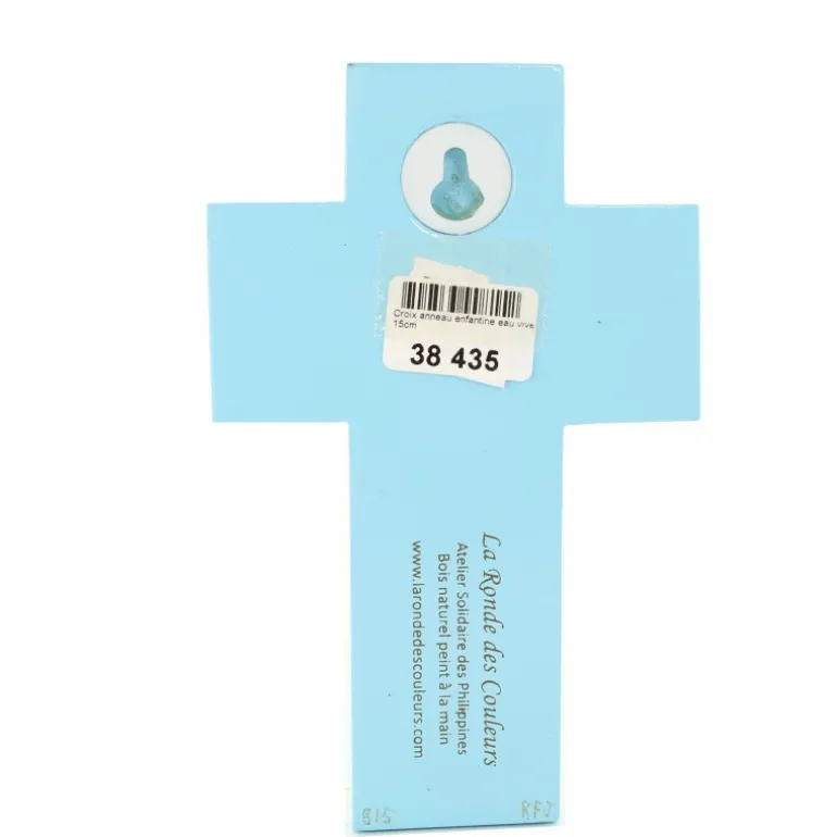 Palais du Rosaire Croix enfantine Eau Vive de 15cm^ Communion | Croix Religieuse