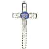 Palais du Rosaire Croix Esprit Saint avec sa boîte 10x18cm^ Crucifix Métal