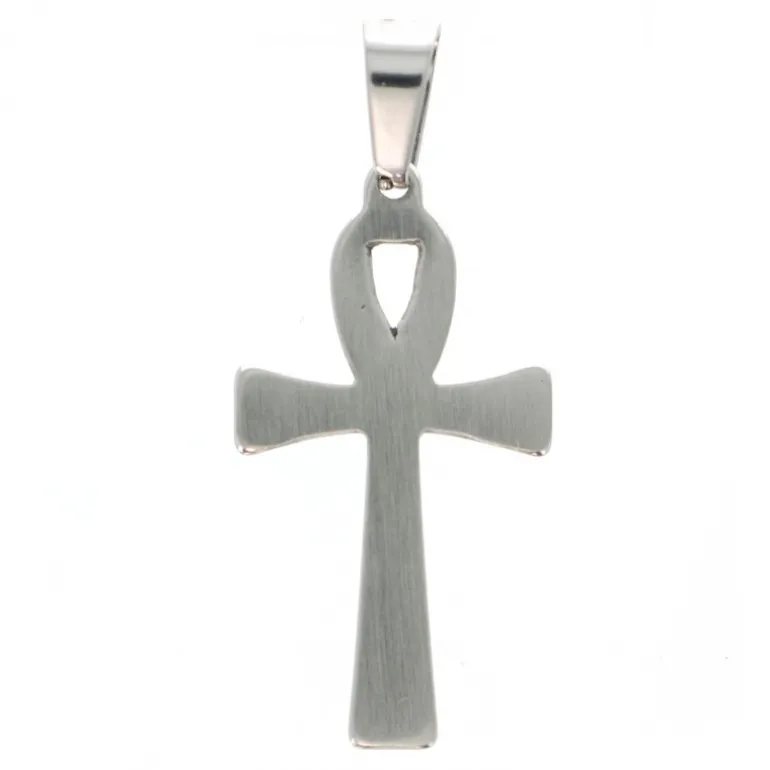 Palais du Rosaire Croix égyptienne en métal de 3cm^ Croix En Pendentif | Médaille Et Croix Métal