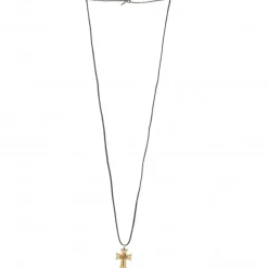Palais du Rosaire Croix Pax en bois d'érable de 2,5cm avec cordon^ Collier Fantaisie | Croix En Pendentif