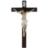 Palais du Rosaire Crucifix bois avec Christ en résine 47cm^ Crucifix Bois
