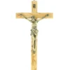 Palais du Rosaire Crucifix de 50cm en bois d'olivier et Christ doré^ Crucifix Bois