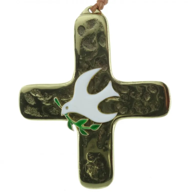 Palais du Rosaire Crucifix du Saint Esprit en Bronze 9cm^ Crucifix Métal