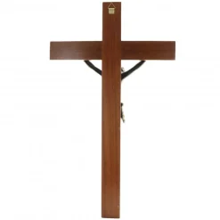 Palais du Rosaire Crucifix en bois avec Christ en métal 62 cm^ Crucifix Bois