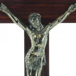 Palais du Rosaire Crucifix en bois de bubinga christ doré de 12,5 cm^ Crucifix Bois