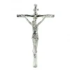 Palais du Rosaire Crucifix en métal bain argent 22 cm^ Crucifix Métal