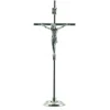 Palais du Rosaire Crucifix en métal sur pied 16 cm^ Crucifix Métal