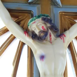 Palais du Rosaire Crucifix en résine style baroque 70 cm à poser^ Crucifix Résine | Statue De Grande Taille