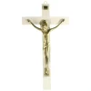 Palais du Rosaire Crucifix Moderne et Christ doré en résine de 23cm^ Croix Religieuse | Crucifix Résine