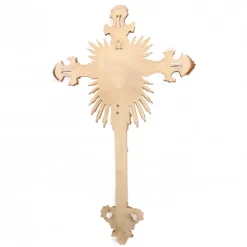 Palais du Rosaire Crucifix style baroque avec dorures en résine 78cm^ Crucifix Résine | Crucifix Bois