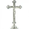 Palais du Rosaire Crucifix sur socle 4 évangéliste 26 cm^ Crucifix Métal