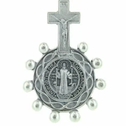 Palais du Rosaire Dizainier de Saint Benoît en métal^ Chapelet De Saint Benoît | Chapelet Dizainier