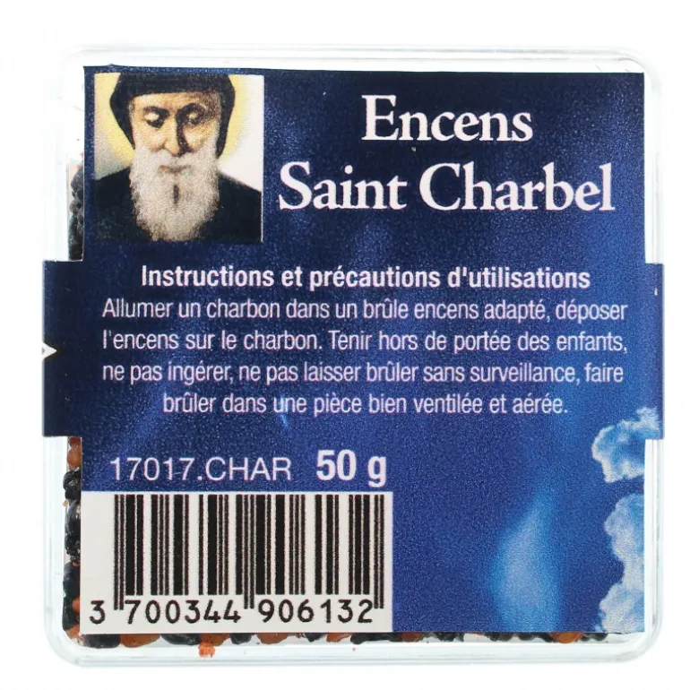 Palais du Rosaire Encens en grains de Saint Charbel de 50g^ Encens En Grains