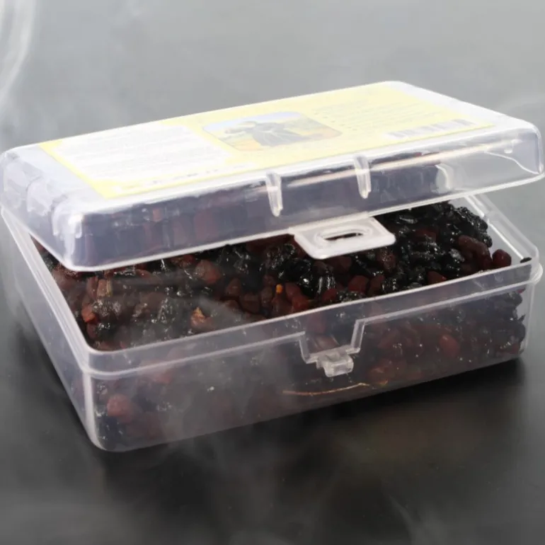Palais du Rosaire Encens Naturel en Grains Saint Charbel avec prière - Boîte 50g^ Encens En Grains