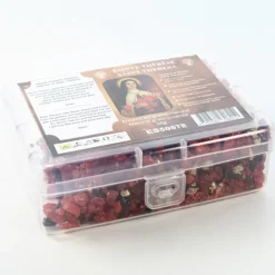 Palais du Rosaire Encens Naturel en Grains de Sainte Thérèse avec prière - Boîte 50g^ Encens En Grains