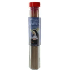 Palais du Rosaire Encens religieux de Sainte Rita, tube de 80 bâtonnets^ Encens En Bâtonnets