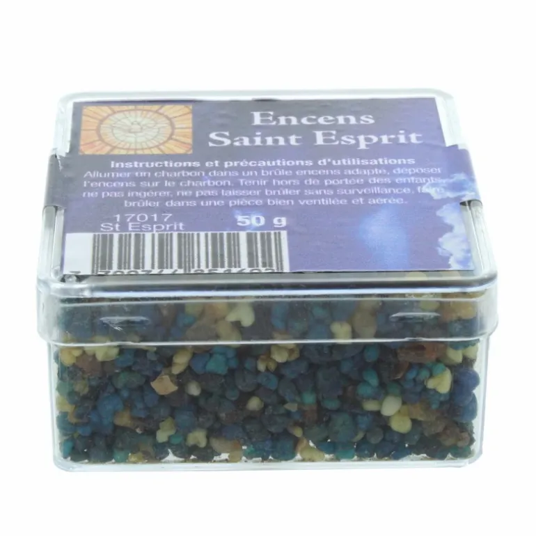 Palais du Rosaire Encens religieux du Saint Esprit en grains, 50g^ Encens En Grains