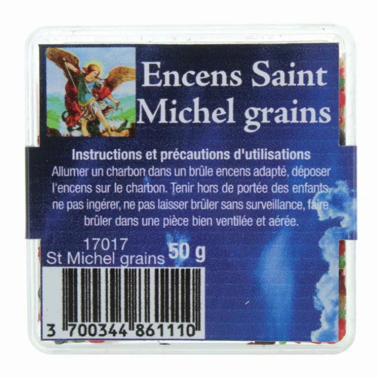 Palais du Rosaire Encens religieux en grains de Saint Michel, 50gr^ Encens En Grains