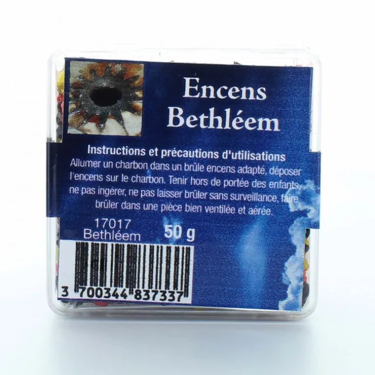 Palais du Rosaire Encens religieux en grains de Bethléem, 50g^ Encens En Grains