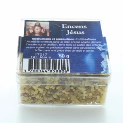 Palais du Rosaire Encens religieux en grains du Sacré Coeur de Jésus, 50g^ Encens En Grains