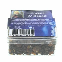 Palais du Rosaire Encens religieux en grains de Saint Benoît, 50g^ Encens En Grains