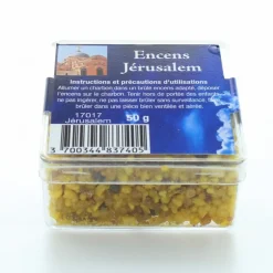 Palais du Rosaire Encens religieux en grains de Jérusalem, 50g^ Encens En Grains