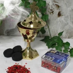 Palais du Rosaire Encens religieux en grains de Sainte Thérèse, 50g^ Encens En Grains