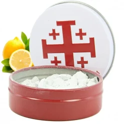 Palais du Rosaire Encens religieux fragrance Citron 30g en grains avec boîte métallique^ Encens En Grains