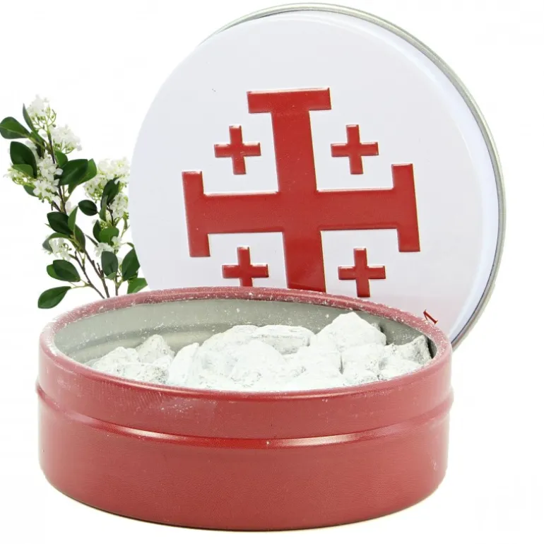 Palais du Rosaire Encens religieux fragrance Jasmin 30g en grains avec boîte métallique^ Encens En Grains