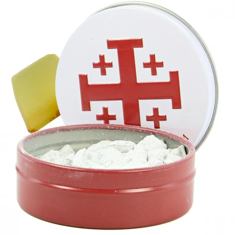 Palais du Rosaire Encens religieux fragrance Musc 30g en grains avec boîte métallique^ Encens En Grains