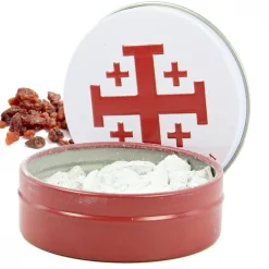 Palais du Rosaire Encens religieux fragrance Myrrhe 30g en grains avec boîte métallique^ Encens En Grains