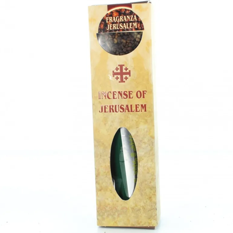 Palais du Rosaire Encens religieux fragrance Jerusalem 35g et 10 charbons^ Encens En Grains