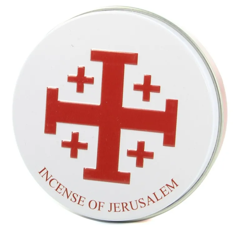 Palais du Rosaire Encens religieux fragrance Myrrhe 30g en grains avec boîte métallique^ Encens En Grains