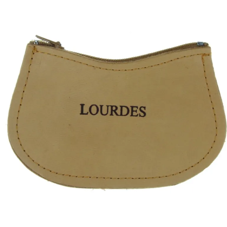 Palais du Rosaire Etui à chapelet de Lourdes en cuir avec une fermeture éclair^ Etui À Chapelet