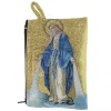 Palais du Rosaire Etui à Chapelet en fil doré 10x7 cm décoré de la Vierge Miraculeuse^ Porte-Monnaie | Etui À Chapelet