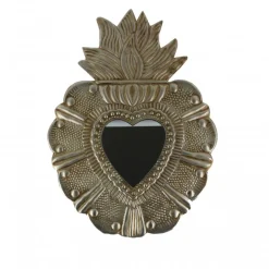 Palais du Rosaire Ex Voto avec miroir effet Bronze 36 cm^ Ex-Voto