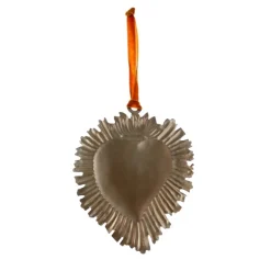 Palais du Rosaire Ex-voto coeur à suspendre 20 cm^ Ex-Voto | Cadre Religieux