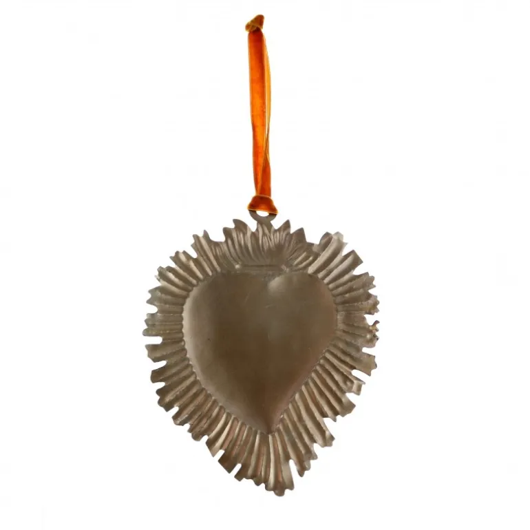 Palais du Rosaire Ex-voto coeur à suspendre 20 cm^ Ex-Voto | Cadre Religieux